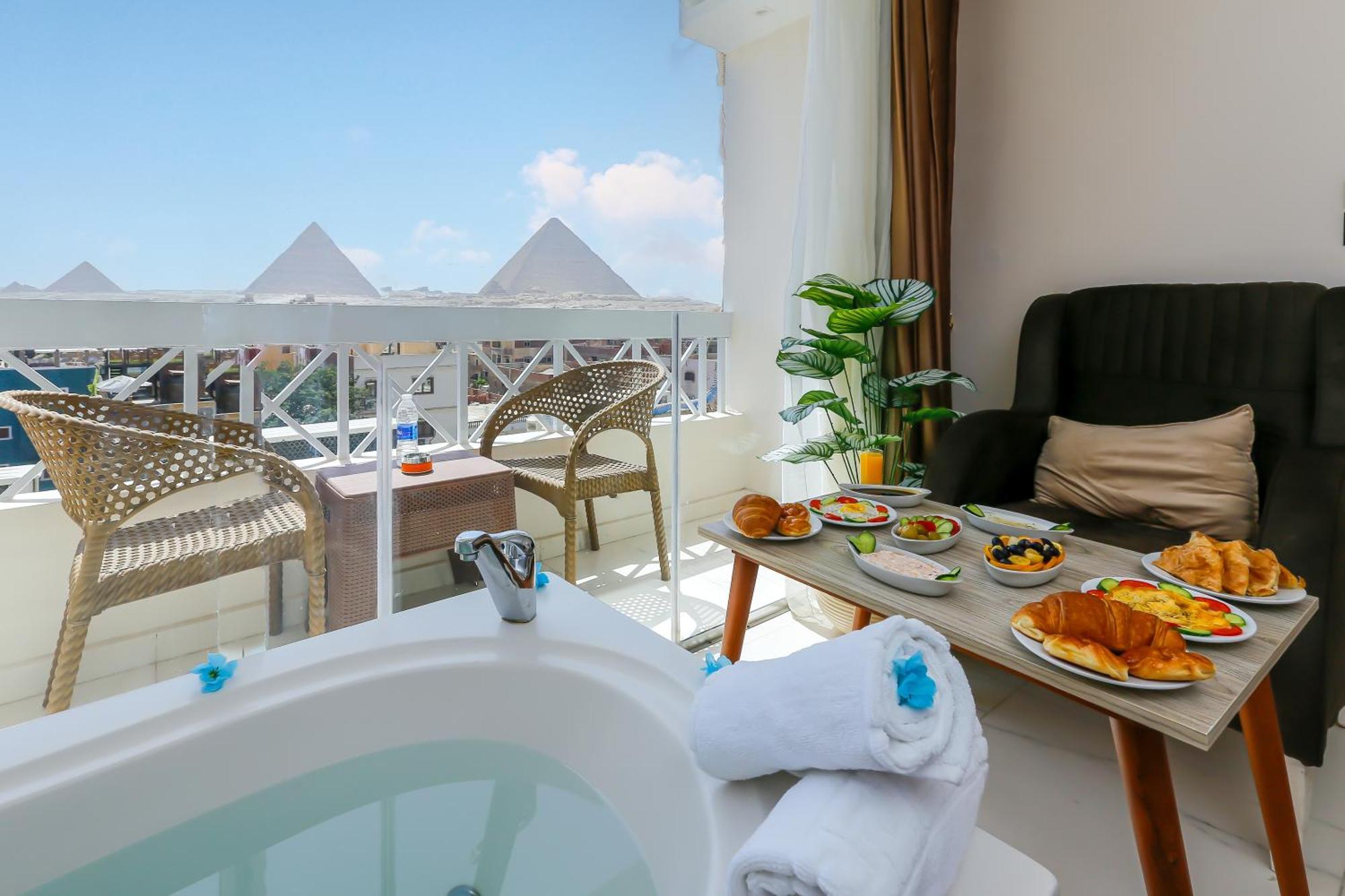 Horizon Pyramid View Inn Kafrat al Jabal Ngoại thất bức ảnh